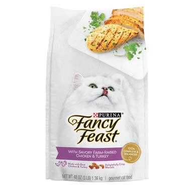 Fancy feast naturals dry cat food sale